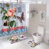 A Classic and Beautiful Waterproof Rose Shower Curtain for Any Bathroom