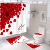 A Classic and Timeless Rose Shower Curtain for Your Bathroom