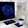 A Delightful and Lovely Rose Shower Curtain for Your Bathroom