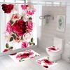 A Fun and Colorful Rose Shower Curtain for Your Bathroom