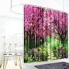 A Garden Of Flowers 3D Shower Curtain For Bathroom Decor