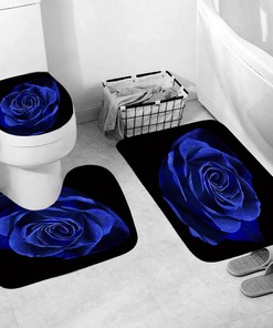 A Simple and Elegant Rose Shower Curtain for Any Bathroom