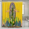 Aaote Mexican Cactus Middle Hills Maracas Hanging Wooden Scenery Shower Curtain