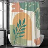 Abstract Art Bohemian Bath Curtain For Nordic Home Decor