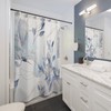 Abstract Flower Branches Shower Curtain For A Modern Bathroom