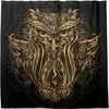 Abstract Funny Owl Shower Curtain Modern Home Bathroom Hotel Spa Decorations Waterproof Fabric