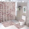 Abstract Leopard Skin Shower Curtain for Bathroom - At Home Shower Curtains for Bold Statement