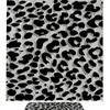 Abstract Leopard Texture Printing Bathroom Set With Waterproof Fabric Shower Curtain