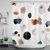 Abstract Mid Century Shower Curtain For Modern Bathroom