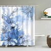 Abstract Spring Red Rose Watercolor Shower Curtain, Brighten Up Your Bathroom