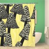 Actual Pattern Mushrooms Shower Curtain - Awowee Bathroom Waterproof Fabric
