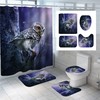 Add A Festive Touch To Your Bathroom With 3D Owl Shower Curtain Bathroom Animal Decor Gift