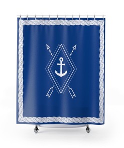 Add A Royal Blue Touch To Your Bathroom With This Nordicus Anchor - Lake Life - Lake House