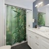 Add A Zen Touch To Your Bathroom With This Bamboo Zen Shower Curtain