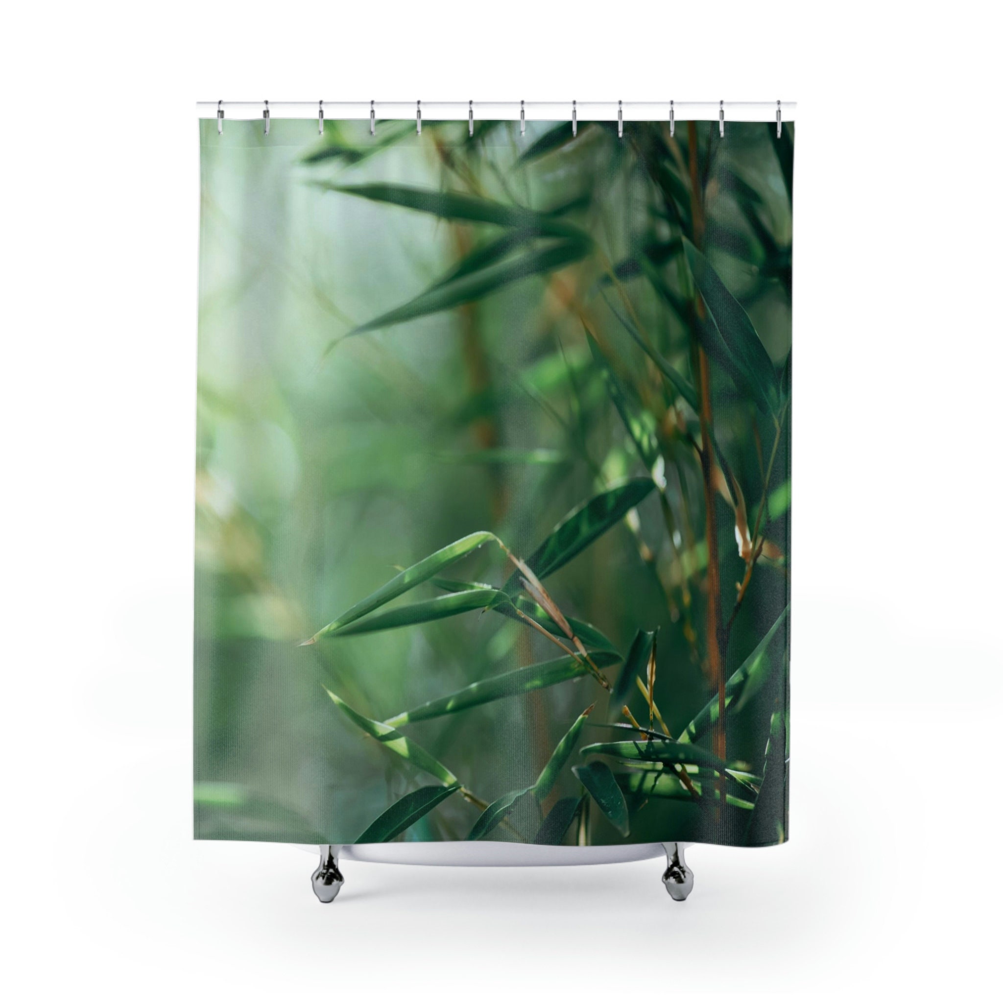 Add A Zen Touch To Your Bathroom With This Bamboo Zen Shower Curtain - Image 2