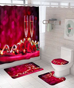 Add Some Beauty to Your Bathroom with the Rose Shower Curtain