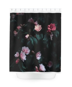 Add Some Charm To Your Bathroom With This Pretty Flower Shower Curtain - Perfect As A Gift Or For Yourself.