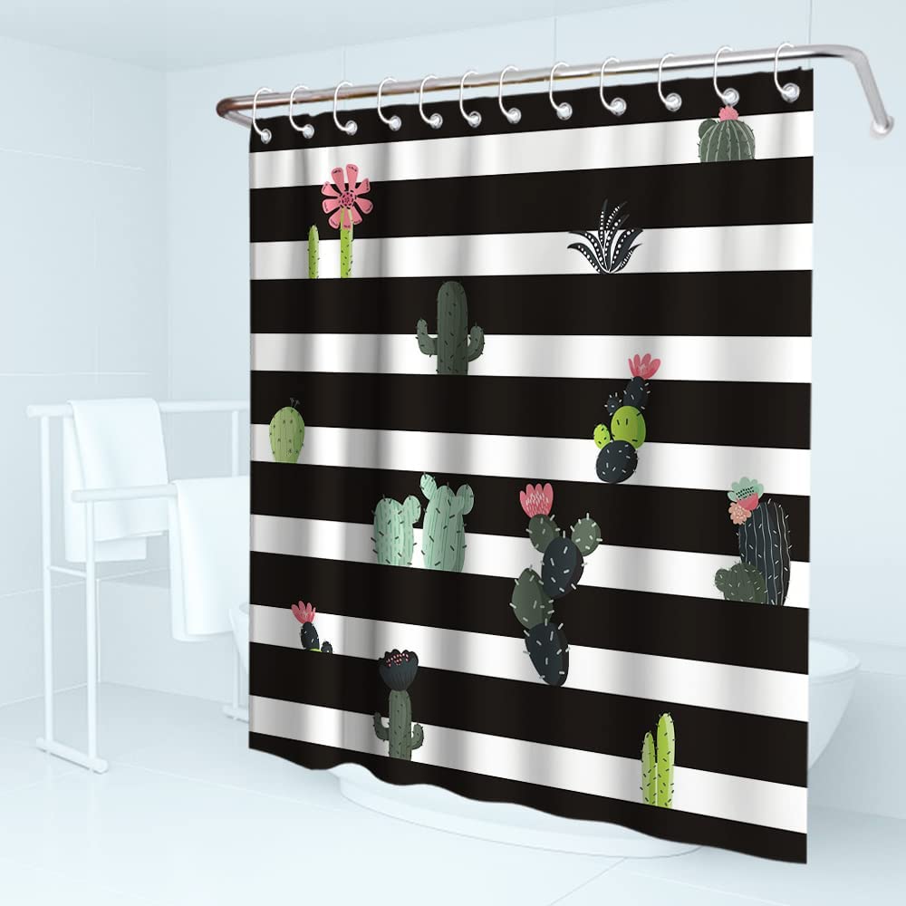 Add Some Rustic Charm To Your Bathroom With This Cactus Shower Curtain - Image 2