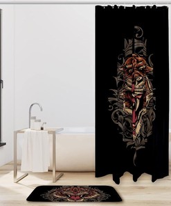 Add Some Wildness to Your Bathroom with This Tiger Shower Curtain