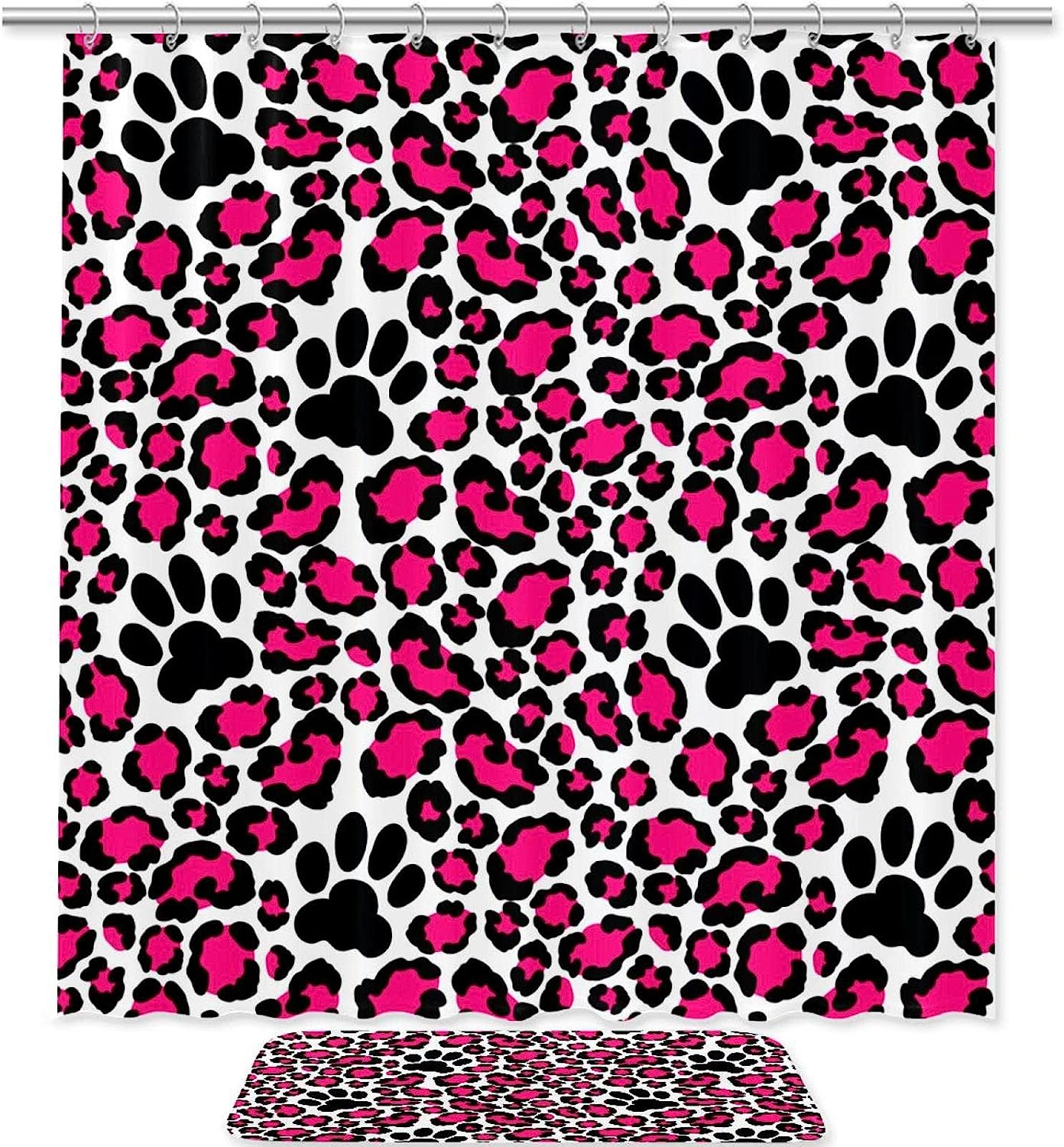 Add Style & Elegance to Your Bathroom with Leopard Skin Shower Curtain