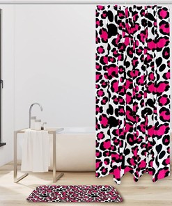 Add Style & Elegance to Your Bathroom with Leopard Skin Shower Curtain
