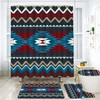 Add Tribal Vibes With Aztec Southwestern Native American Shower Curtain