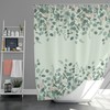 Add a Breath of Fresh Air with the Roses Eucalyptus Leaves Shower Curtain