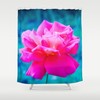 Add a Nature Inspired Touch to Your Bathroom with the Pink Rose Flower Shower Curtain