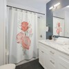 Add a Touch of Beauty with this Classic Roses Shower Curtain for Your Bathroom