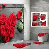 Add a Touch of Grace with the Rose Flowers Print Shower Curtain