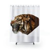 Add a Touch of Wilderness to Your Bathroom with This Tiger Shower Curtain