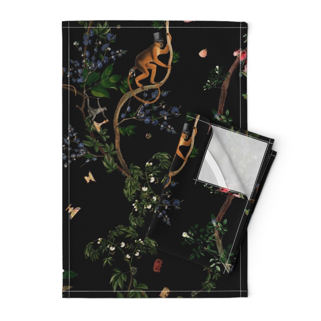 Add a Touch of the Jungle with Monkey World Tea Towels - Great for Kitchen Decor