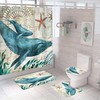 Adorable Blue Whale Bathroom Toilet Seat Lid Cove For Kids Bathroom