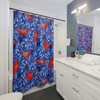 Adorable Cardinal Bird Shower Curtain - Perfect Gift For Housewarming, Christmas And Birthdays