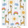 Adorable Cartoon Green Cactus Merry Christmas Shower Curtain For Your Bathroom Accessories