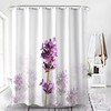 Adorable Cartoon Lovely Whales Bathroom Shower Curtain With Waterproof Bath Curtain