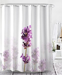 Adorable Cartoon Lovely Whales Bathroom Shower Curtain With Waterproof Bath Curtain