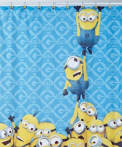 Adorable Despicable Me Fabric Shower Curtain To Brighten Your Day