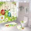 Adorable Easter Bathroom Shower Curtain For Home