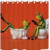 Adorable Frog Couple Shower Curtain - Perfect For Couples And Newlyweds
