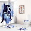 Adorable Killer Whale Shower Curtain for Your Bathroom