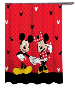 Adorable Minnie Mouse Shower Curtain For A Cute Bathroom