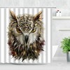 Adorable Owl Shower Curtain, Perfect Addition To Your Bathroom And Kitchen Space