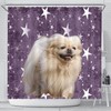 Adorable Pekingese Dog Print Shower Curtain For Bathroom