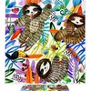 Adorable Sloth Animal Shower Curtain, Add a Fun Pop to Your Bath 