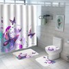 Adorable Watercolor Butterfly Shower Curtain with a Touch of Enchantment for Your Bathroom