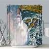 Aerial View Niagara Waterfall Waterproof Fabric Shower Curtain