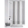 Affordable And Chic Black Gray Geometric 13-Piece Peva Shower Curtain Set By Mainstays For Your Bathroom Decor
