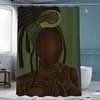 African American Ladies Shower Curtain - Bold And Unique Bathroom Decor With Colorful And Modern Design