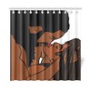 African American Love Shower Curtain - Black Bathroom Decor With Famous Quote